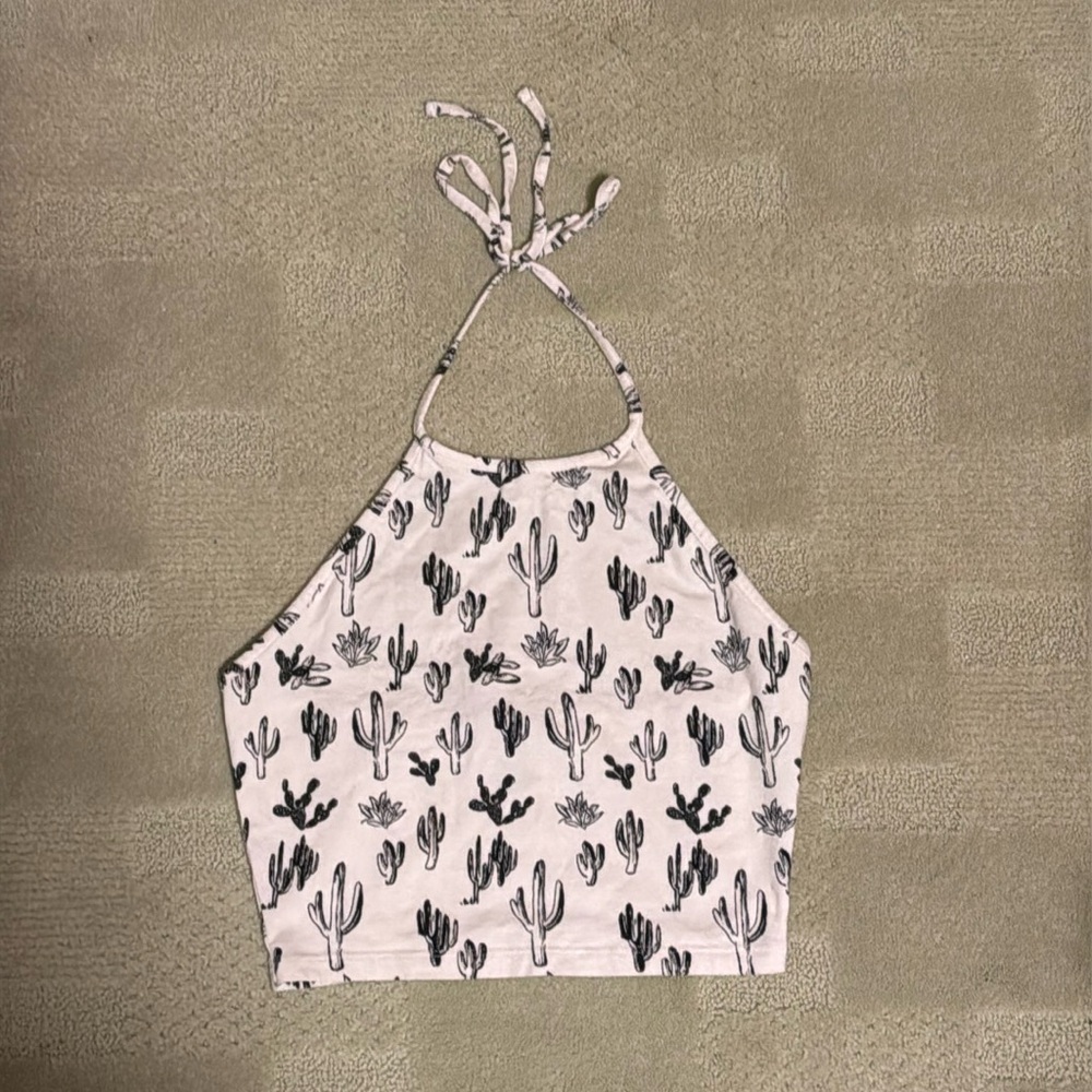 Forever 21 cactus halter top size S